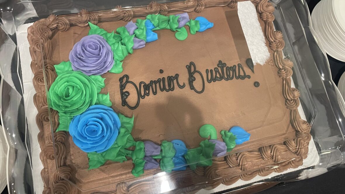 Breaking Barriers cake