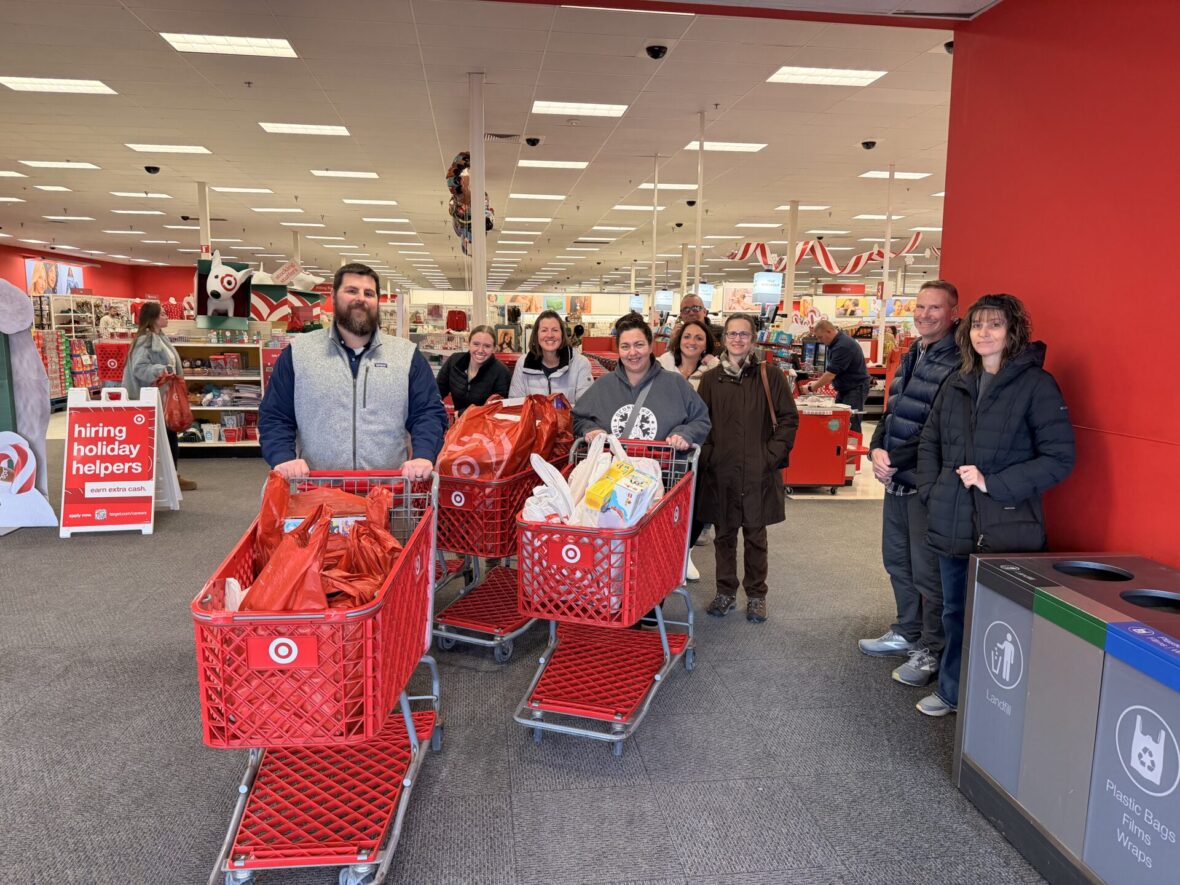 group of people shopping