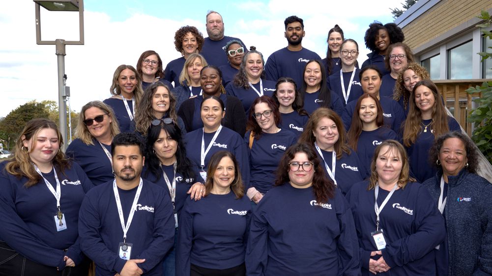 group of people smiling