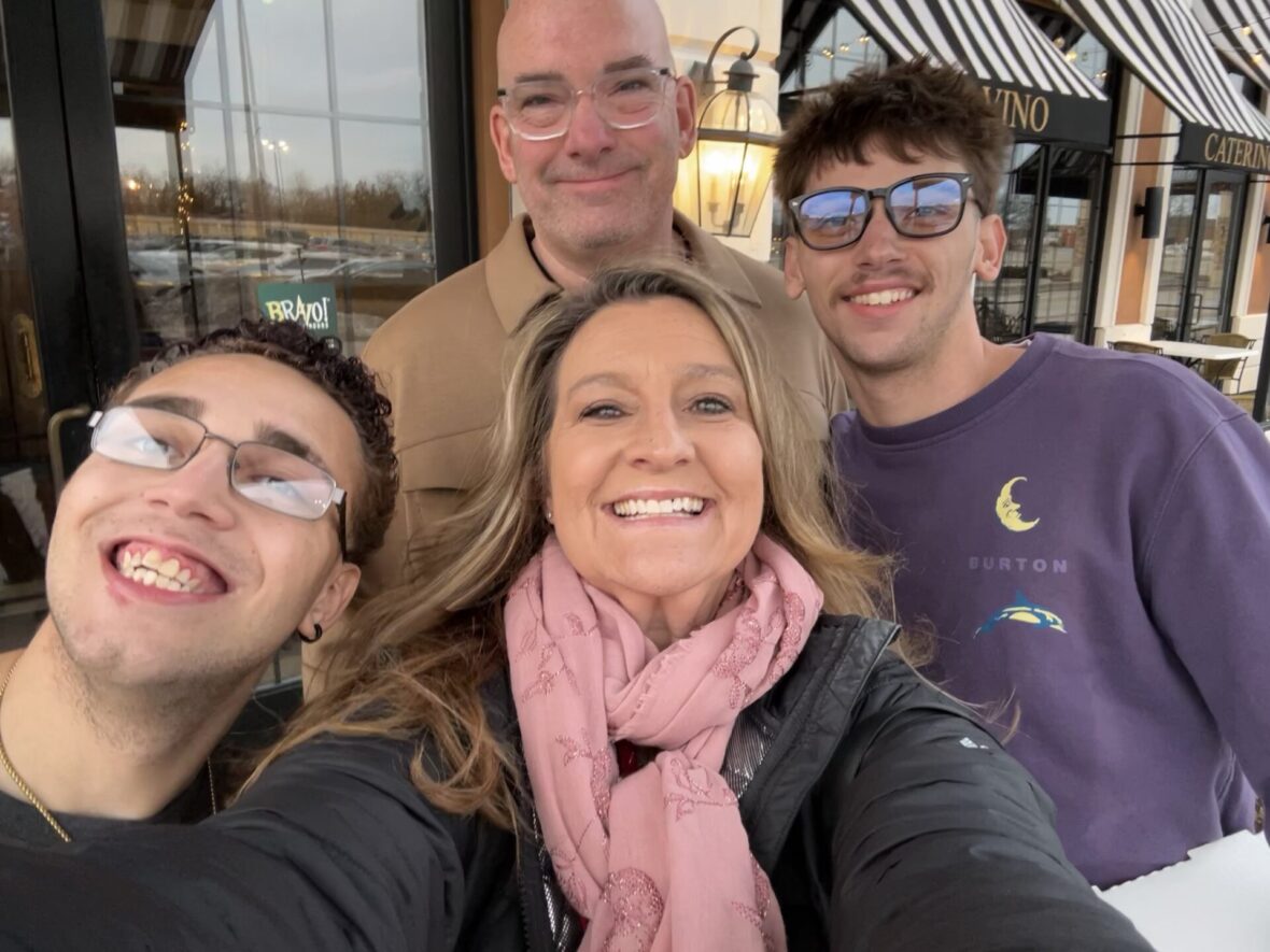 famiy smiling